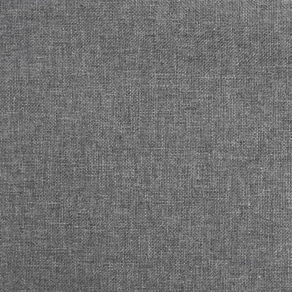 vidaXL Stołki barowe, 2 szt., szare, tapicerowane tkaniną
