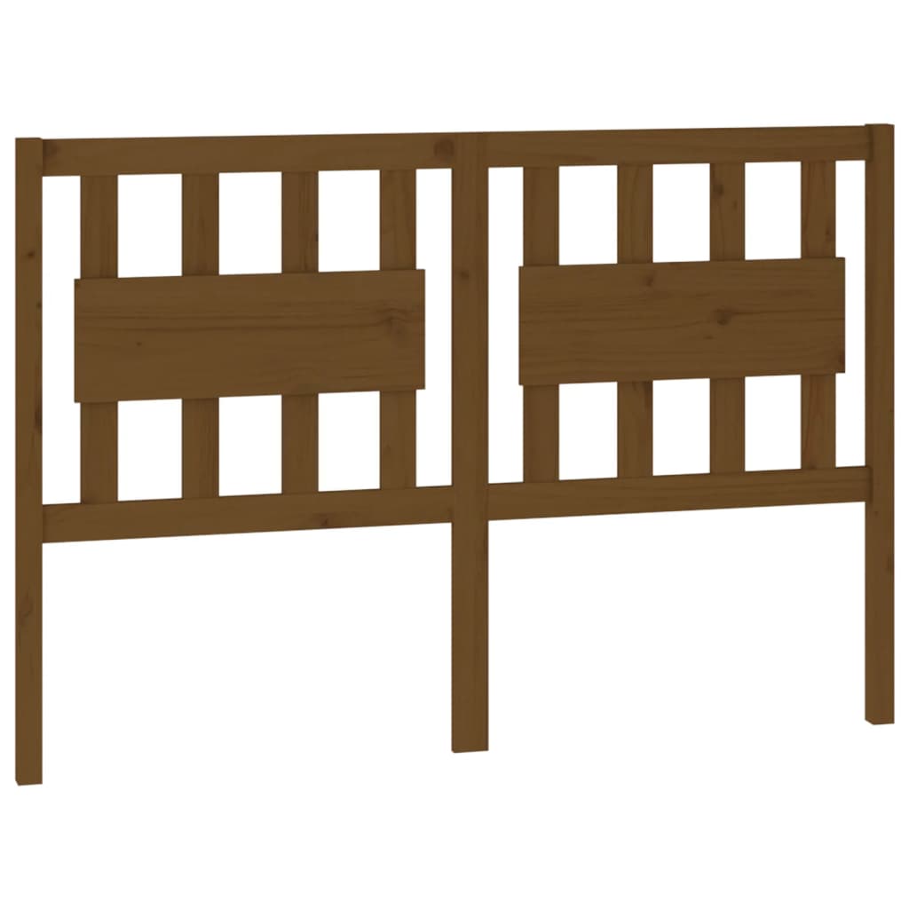 vidaXL Wezgłowie łóżka, miodowy brąz, 145,5x4x100 cm, drewno sosnowe