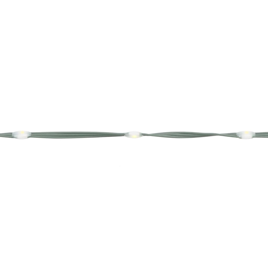 vidaXL Choinka do montażu na maszcie, 3000 ciepłych białych LED, 800cm