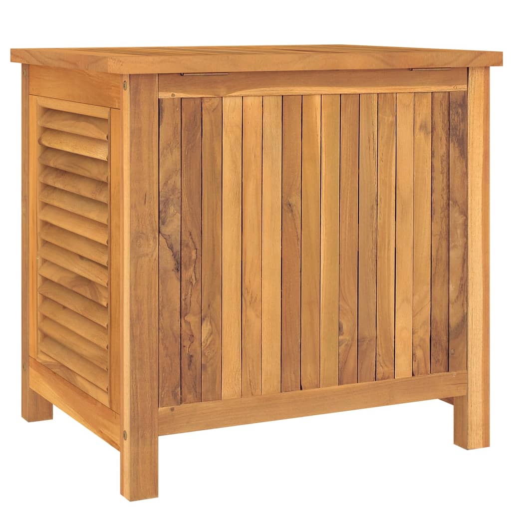 vidaXL Skrzynia ogrodowa z workiem, 60x50x58 cm, lite drewno tekowe