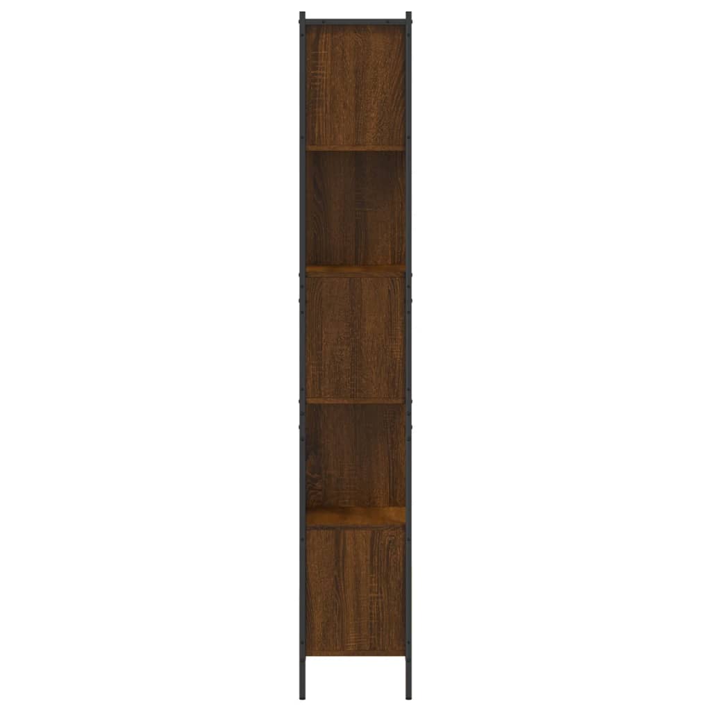 vidaXL Regał, brązowy dąb, 72x28x172 cm, materiał drewnopochodny