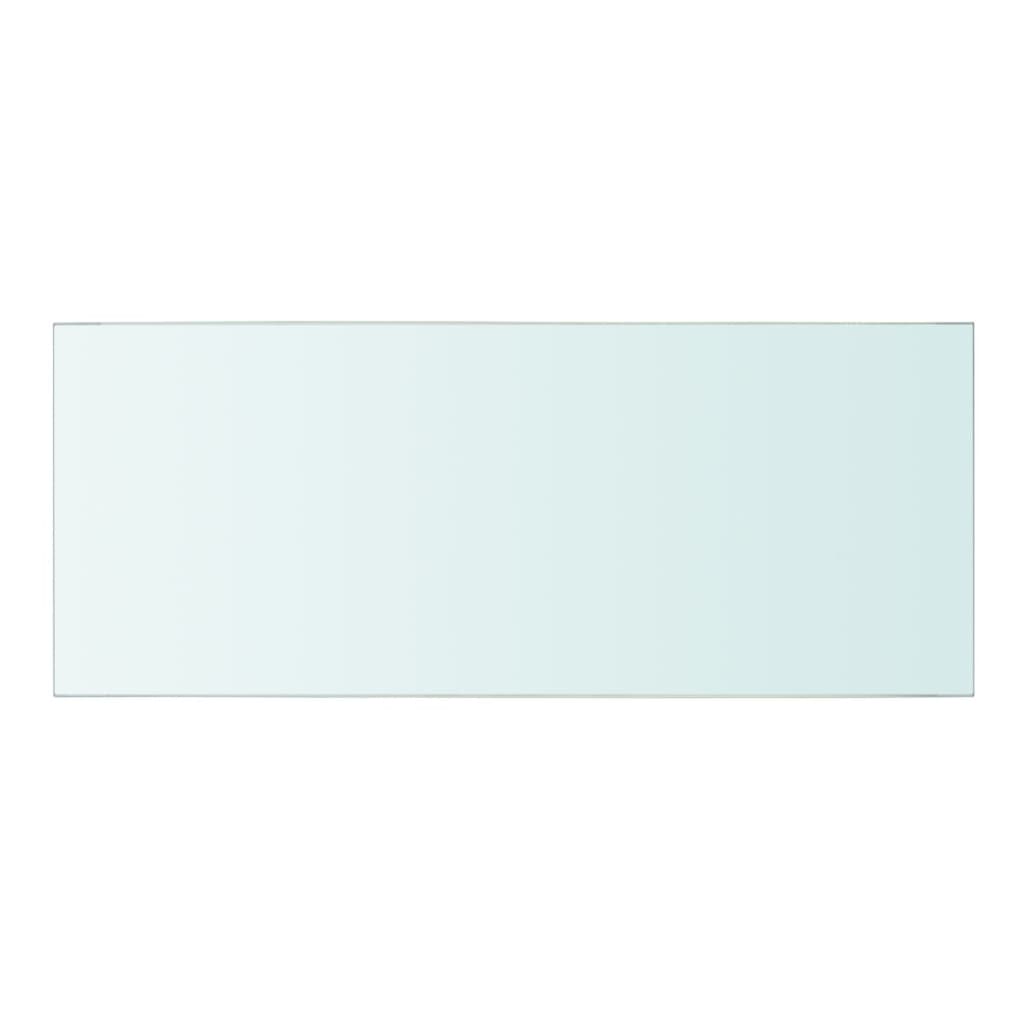 vidaXL Półka szklana, bezbarwny panel, 50x20 cm