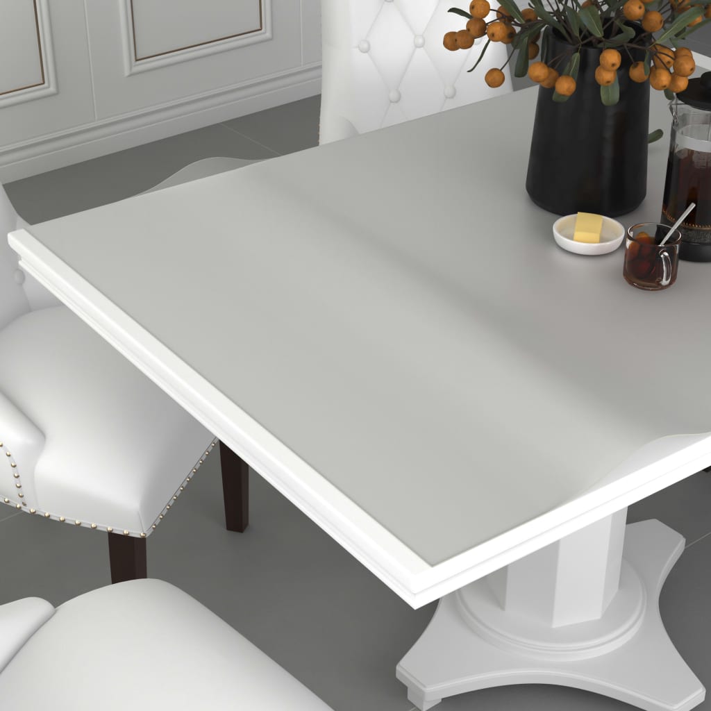 vidaXL Mata ochronna na stół, matowa, 120x60 cm, 2 mm, PVC