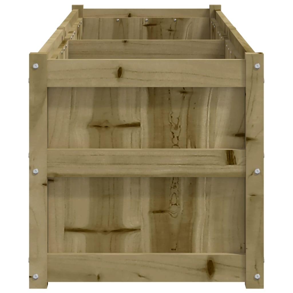 vidaXL Donica ogrodowa, 180x50x50 cm, impregnowane drewno sosnowe