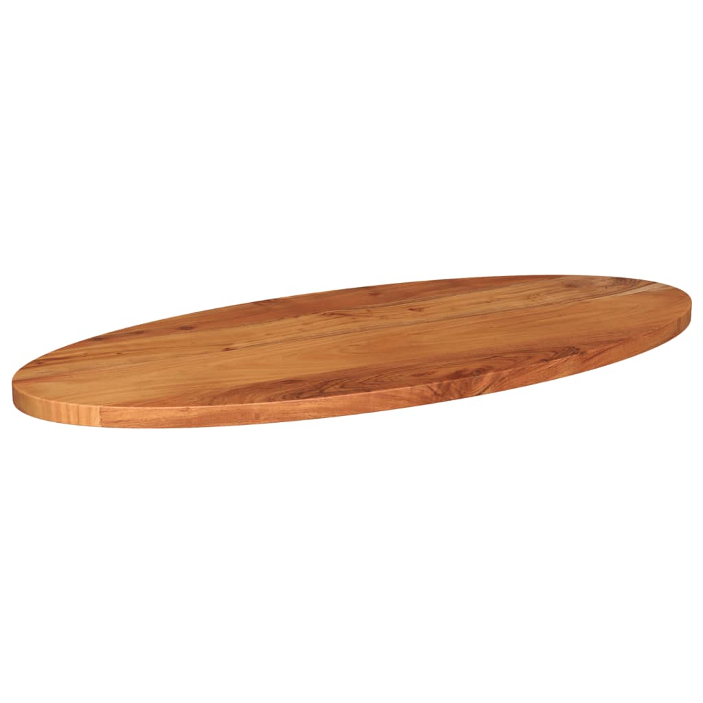 vidaXL Blat do stołu, 140x60x3,8 cm, owalny, lite drewno akacjowe