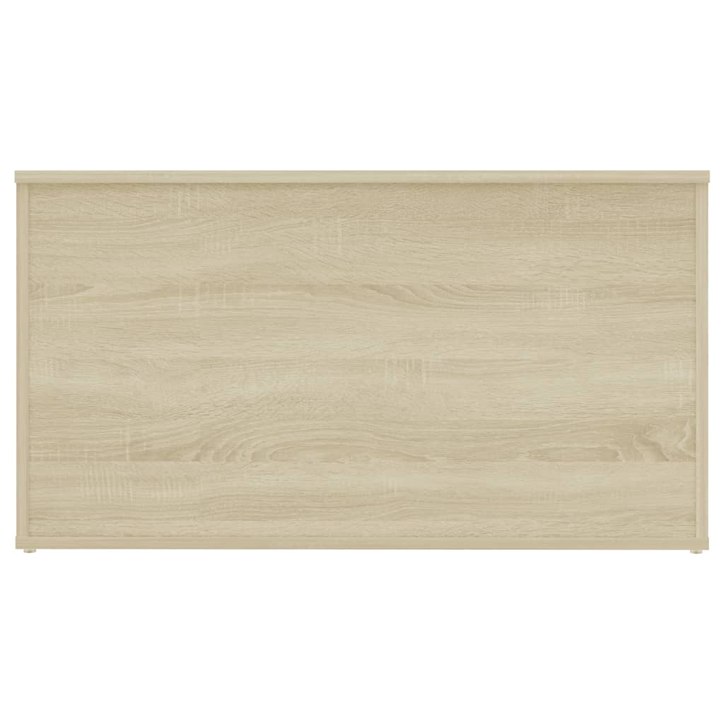 vidaXL Skrzynia, dąb sonoma, 84x42x46 cm, materiał drewnopochodny