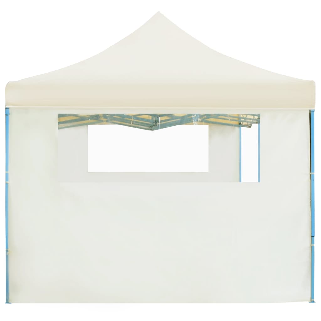 vidaXL Składany namiot z 5 ścianami bocznymi, 3 x 9 m, kremowy