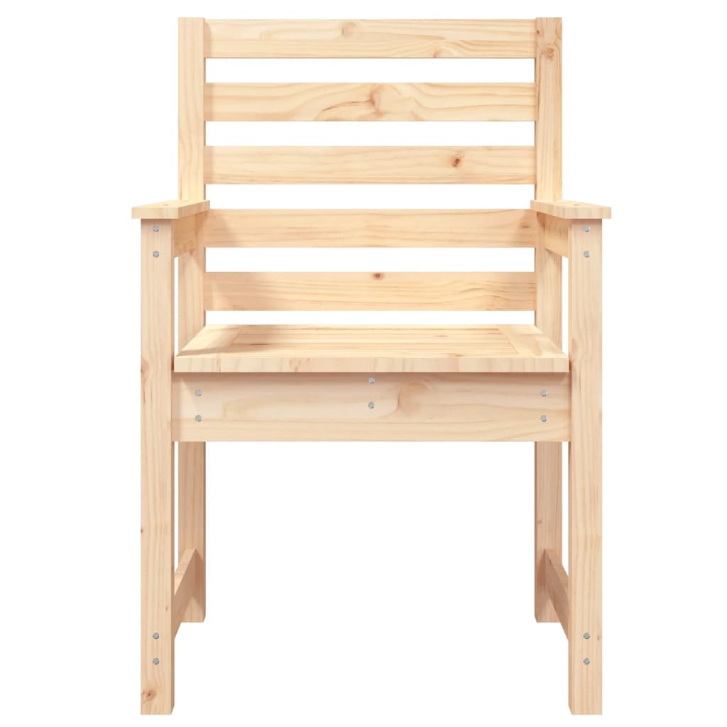 vidaXL Krzesła ogrodowe, 2 szt., 60x48x91 cm, lite drewno sosnowe