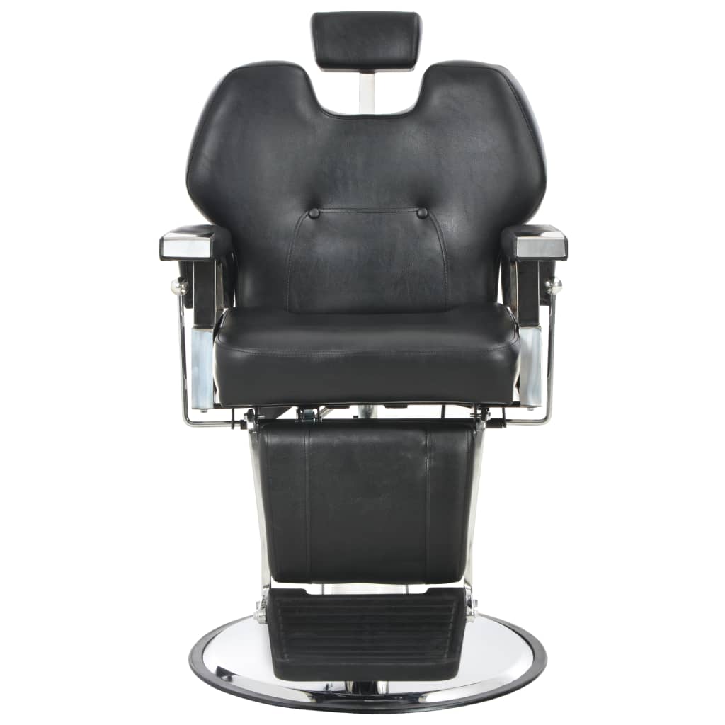 vidaXL Fotel barberski, czarny, 72x68x98 cm, sztuczna skóra