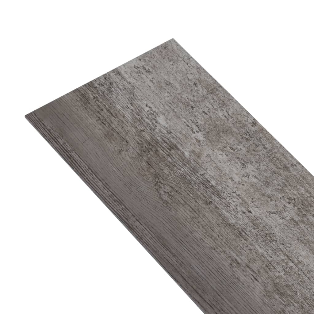 vidaXL Panele podłogowe PVC, 5,26 m², 2 mm, drewno w pasy, bez kleju