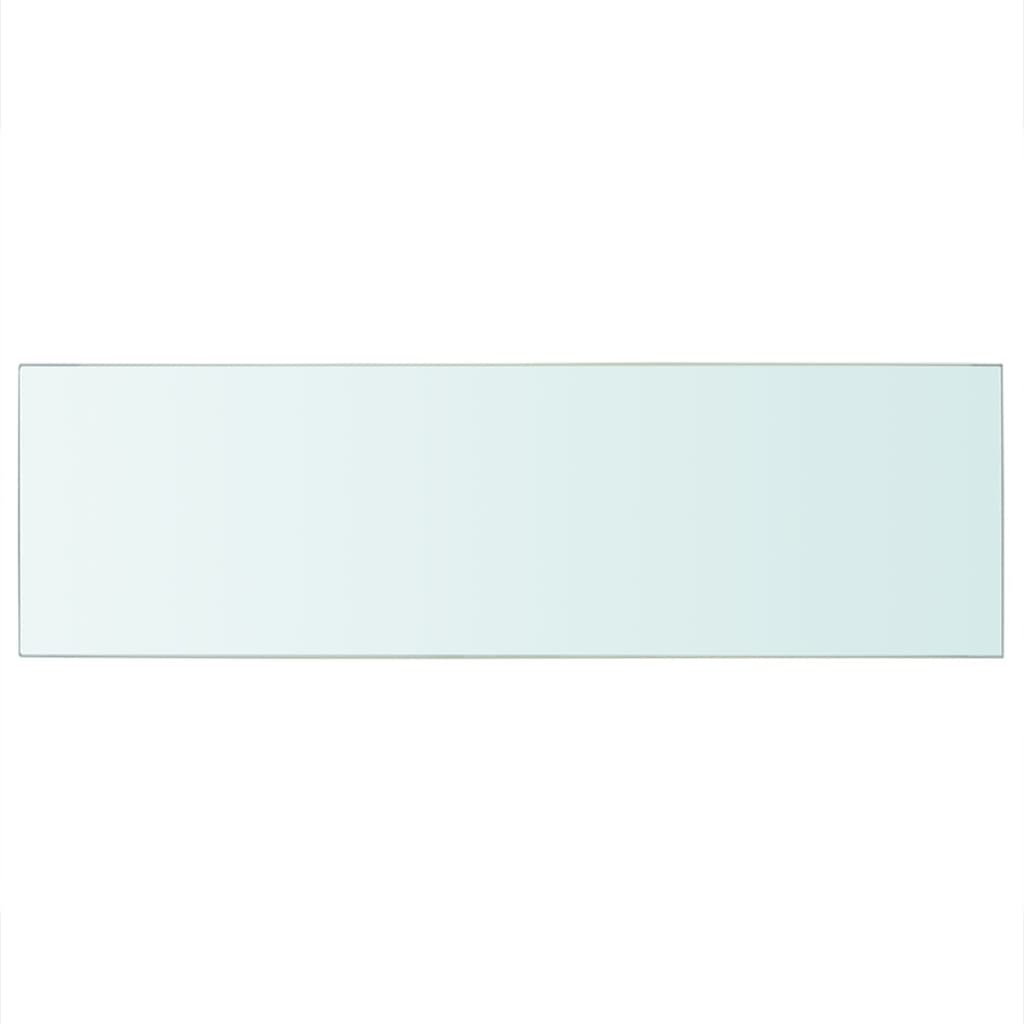 vidaXL Szklany, bezbarwny panel, 80x25 cm