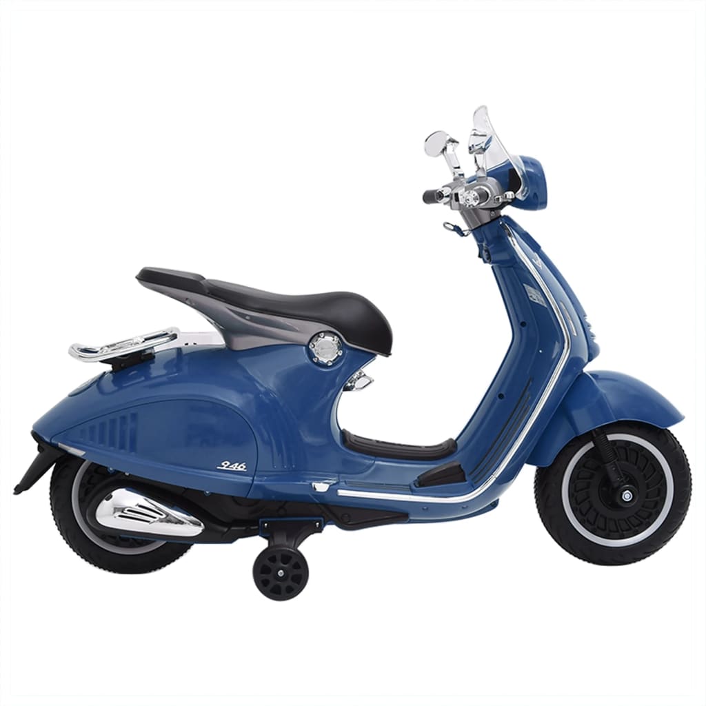 vidaXL Motocykl elektryczny dla dzieci Vespa GTS300, niebieski