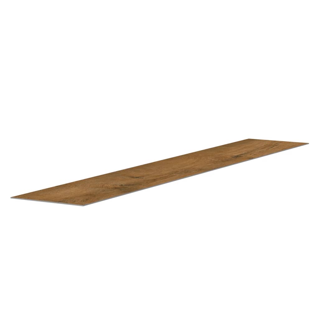 vidaXL Panele ścienne, drewnopodobne, brązowe, PVC, 2,06 m²