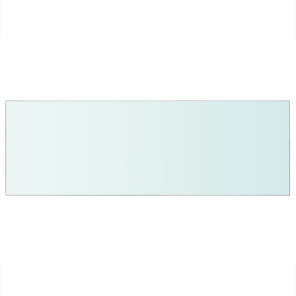 vidaXL Półka szklana, bezbarwny panel, 70x25 cm