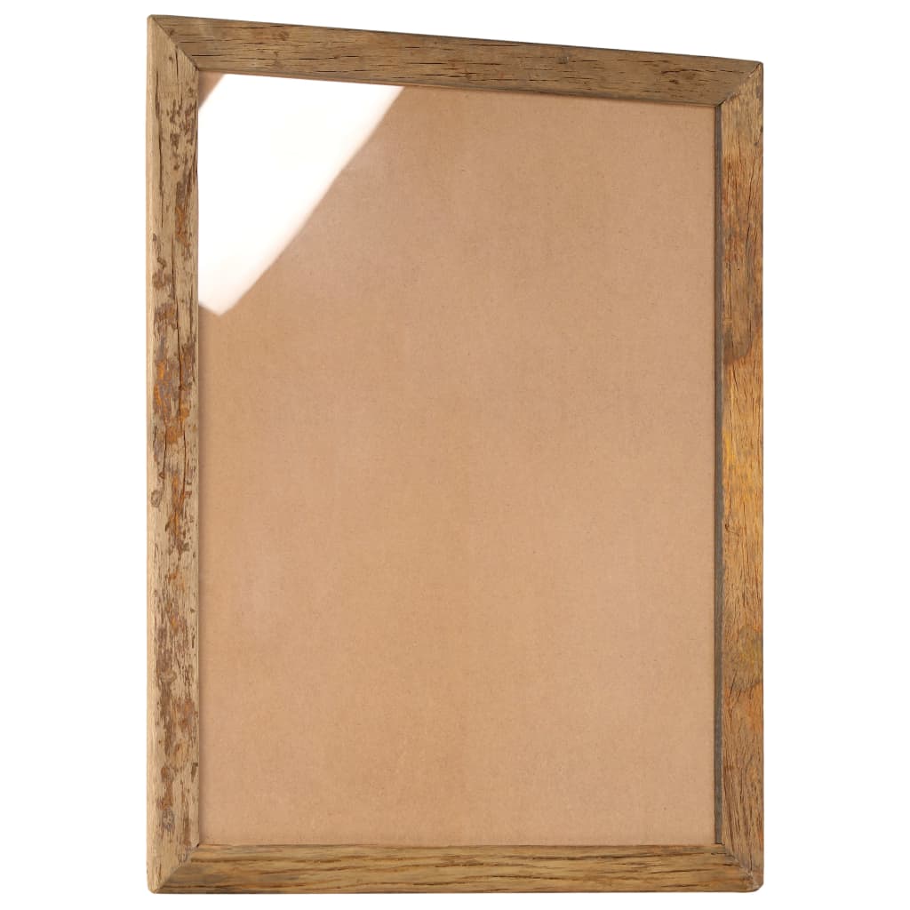 vidaXL Ramki na zdjęcia, 2 szt., 90x70 cm, drewno z odzysku i szkło