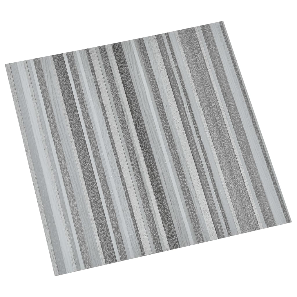 vidaXL Samoprzylepne panele podłogowe, 55 szt., PVC, 5,11 m², szare