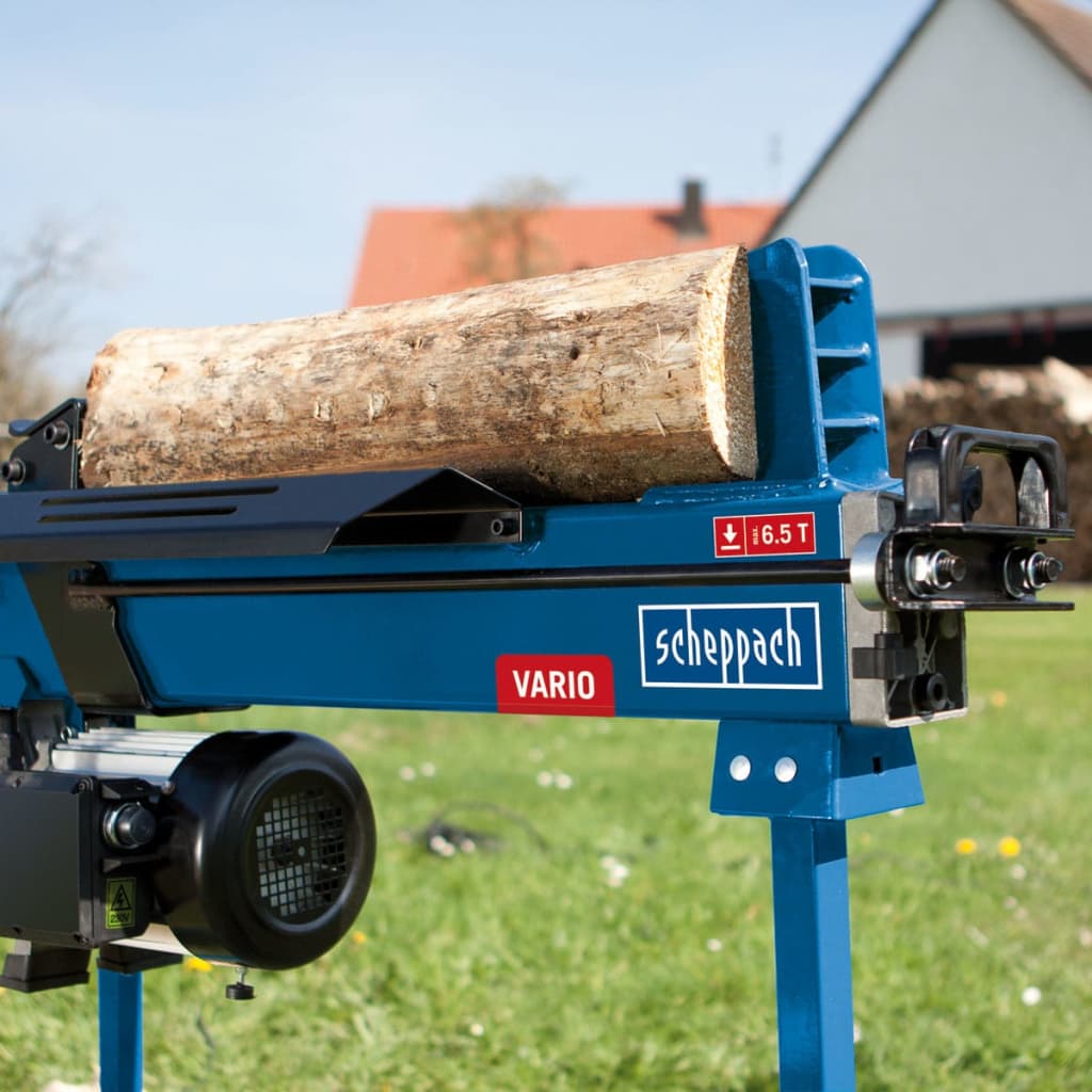Scheppach Hydrauliczna łuparka do drewna HL650, 2200 W, 6,5 tony