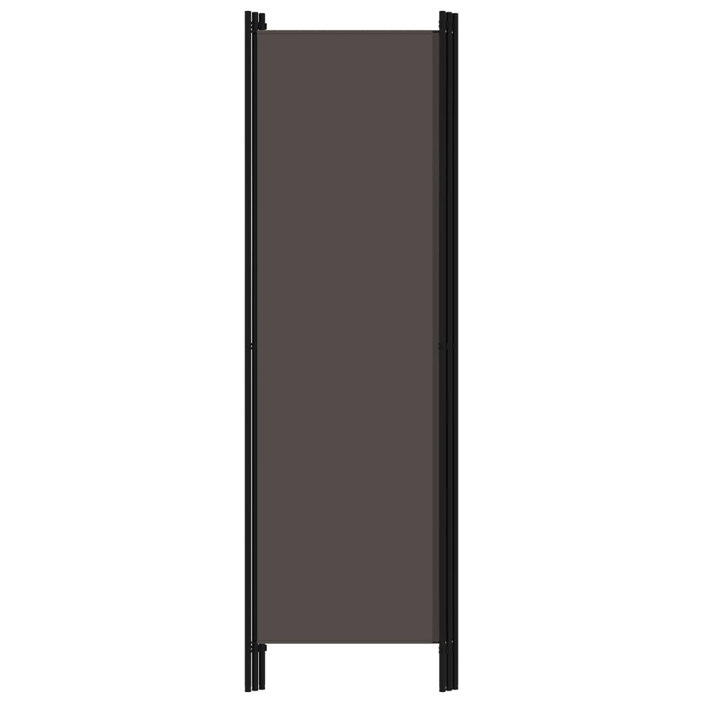 vidaXL Parawan 3-panelowy, antracytowy, 150 x 180 cm