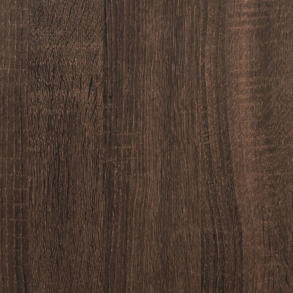 vidaXL Stolik kawowy, kolor brązowy dąb, 121x121x40 cm
