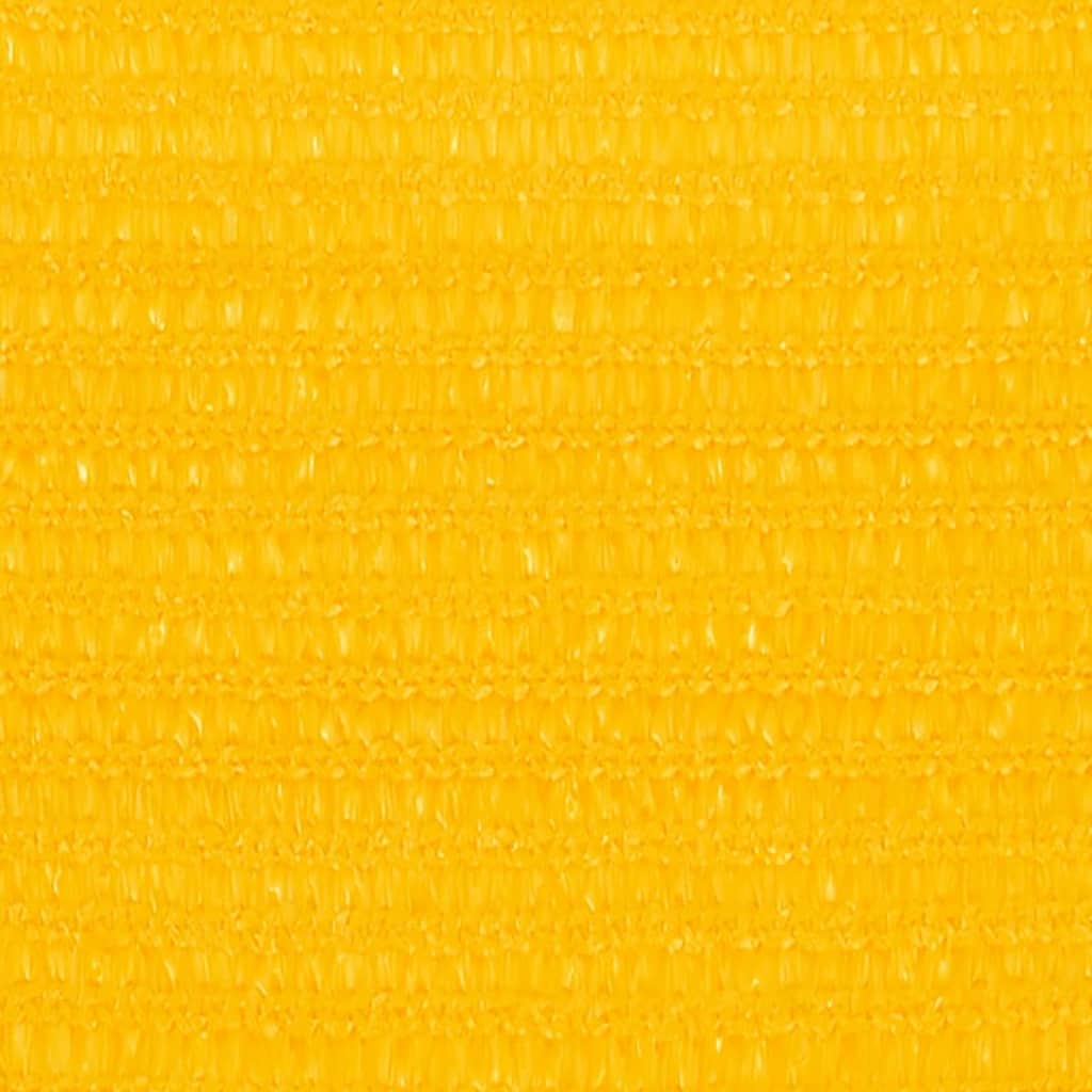 vidaXL Żagiel przeciwsłoneczny, 160 g/m², żółty, 4x4x5,8 m, HDPE