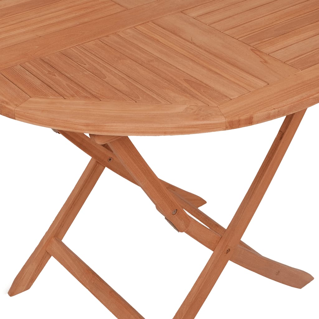 vidaXL Składany stół ogrodowy, 85x76 cm, lite drewno tekowe