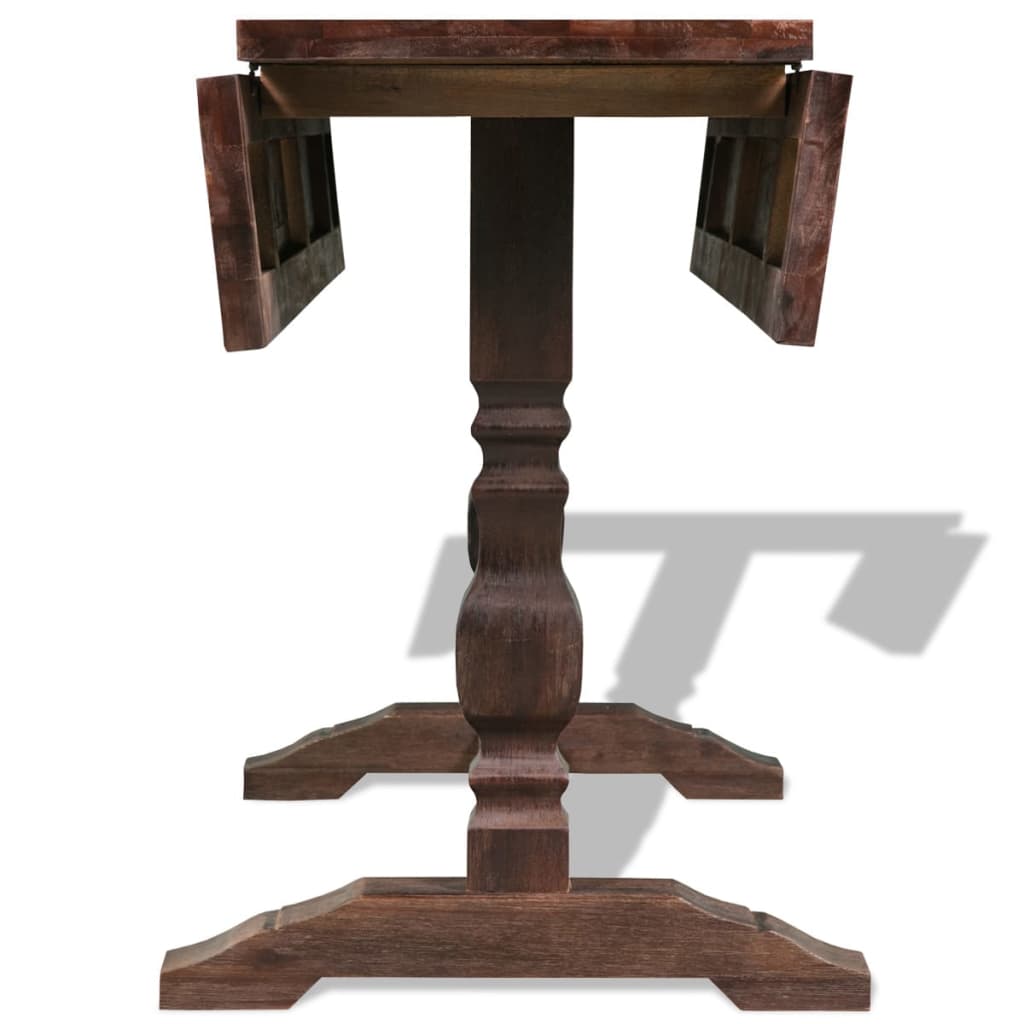 vidaXL Stół składany z drewna akacjowego, 180x80x75 cm
