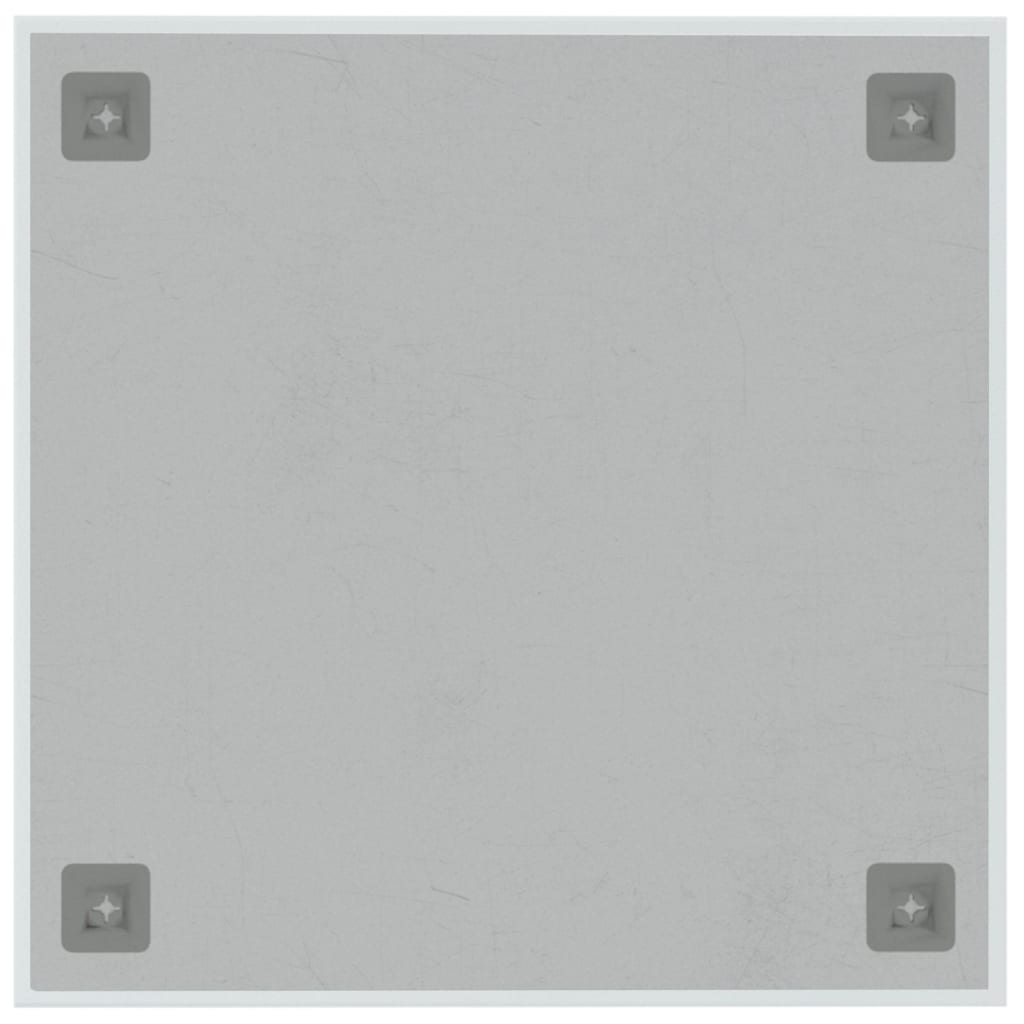 vidaXL Ścienna tablica magnetyczna, biała, 40x40 cm, hartowane szkło