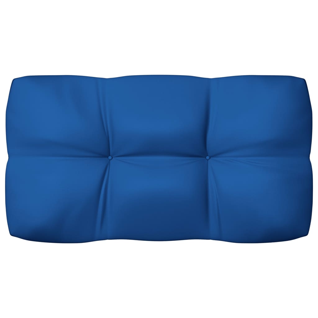 vidaXL Poduszki na sofę z palet, 7 szt., kobaltowoniebieskie, tkanina