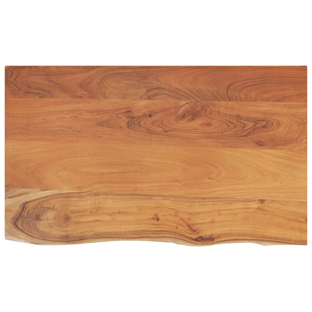 vidaXL Blat łazienkowy, 90x60x2,5 cm, prostokątny, drewno akacjowe