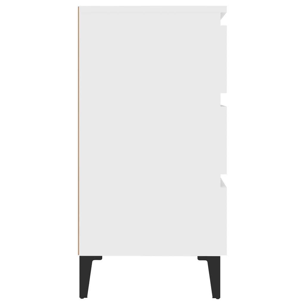 vidaXL Szafka, biała, 60x35x69 cm, płyta wiórowa