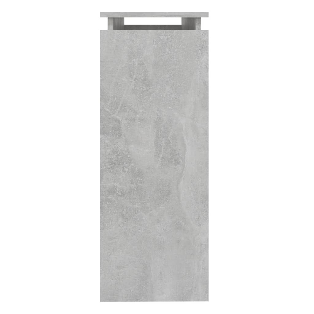 vidaXL Stolik konsolowy, szarość betonu, 102x30x80 cm, płyta wiórowa
