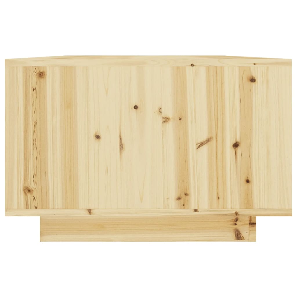 vidaXL Stolik kawowy, 110x50x33,5 cm, drewno jodłowe