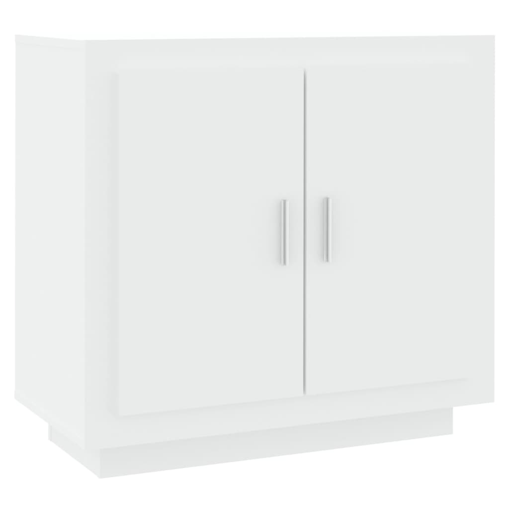 vidaXL Szafka, biała, 80x40x75 cm, materiał drewnopochodny