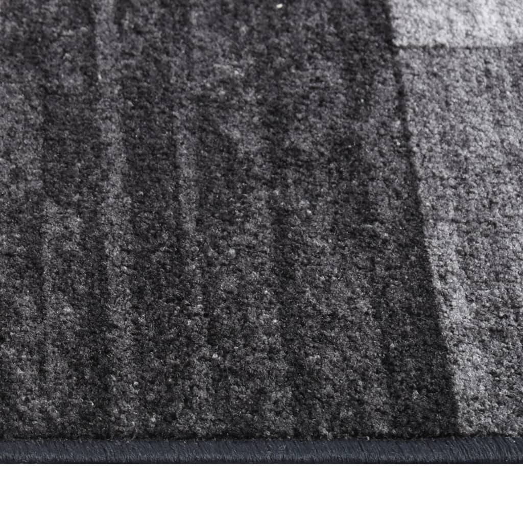 vidaXL Bieżnik dywanowy, antracytowy, 100x150 cm, antypoślizgowy
