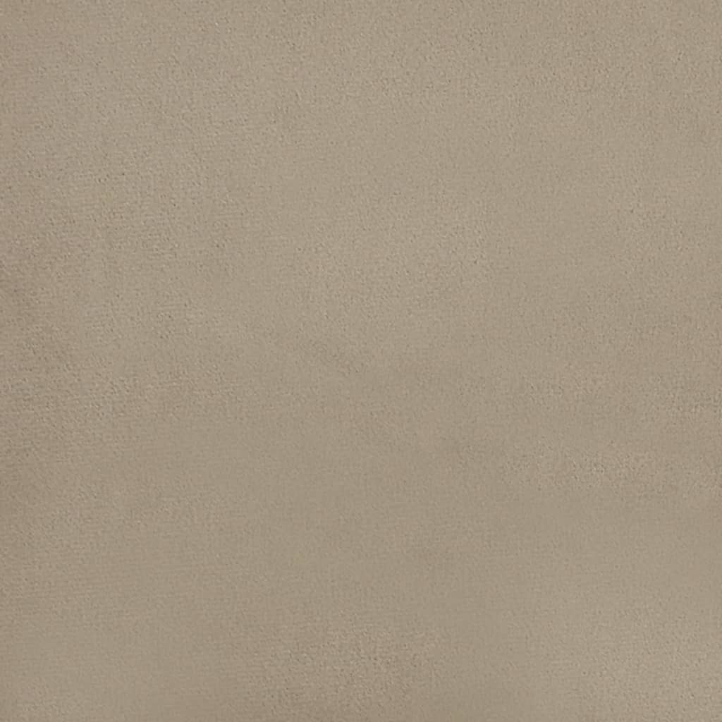 vidaXL Podnóżek, jasnoszary, 60x60x35 cm, tapicerowany mikrofibrą