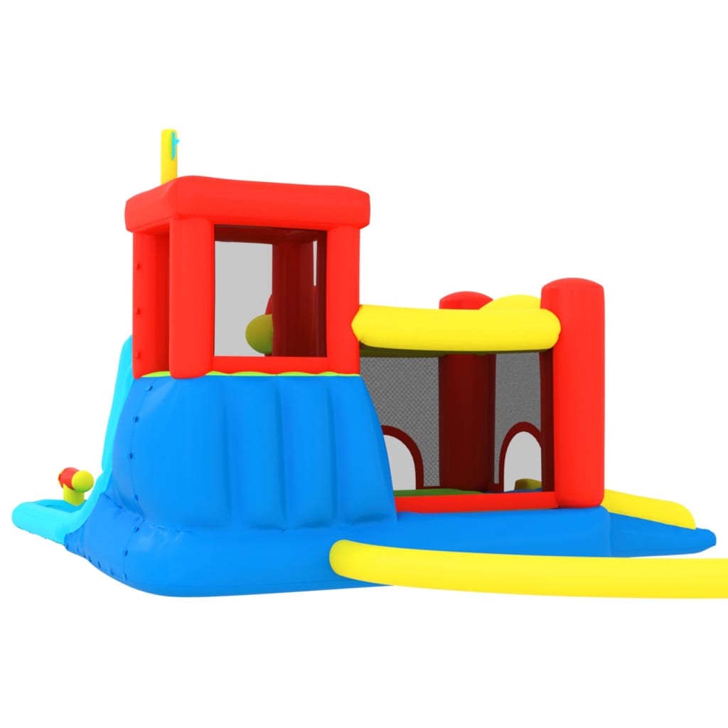 Happy Hop Nadmuchiwany zamek ze zjeżdżalnią i basenem, 330x441x233 cm
