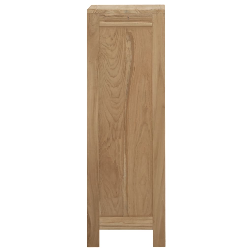 vidaXL Komoda, 30x30x90 cm, lite drewno tekowe
