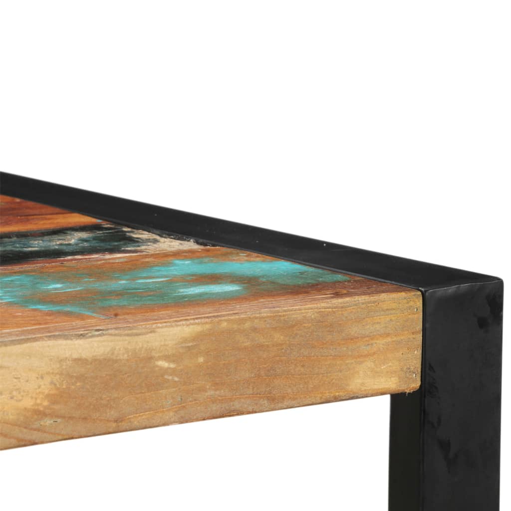 vidaXL Stolik barowy, 60 x 60 x 110 cm, lite drewno z odzysku