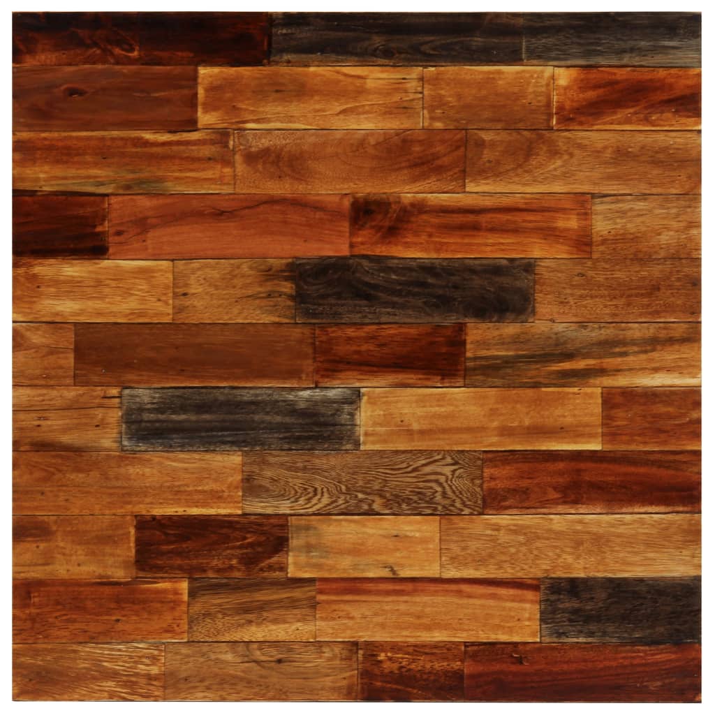 vidaXL Stolik barowy z litego drewna odzyskanego, 70 x 70 x 106 cm
