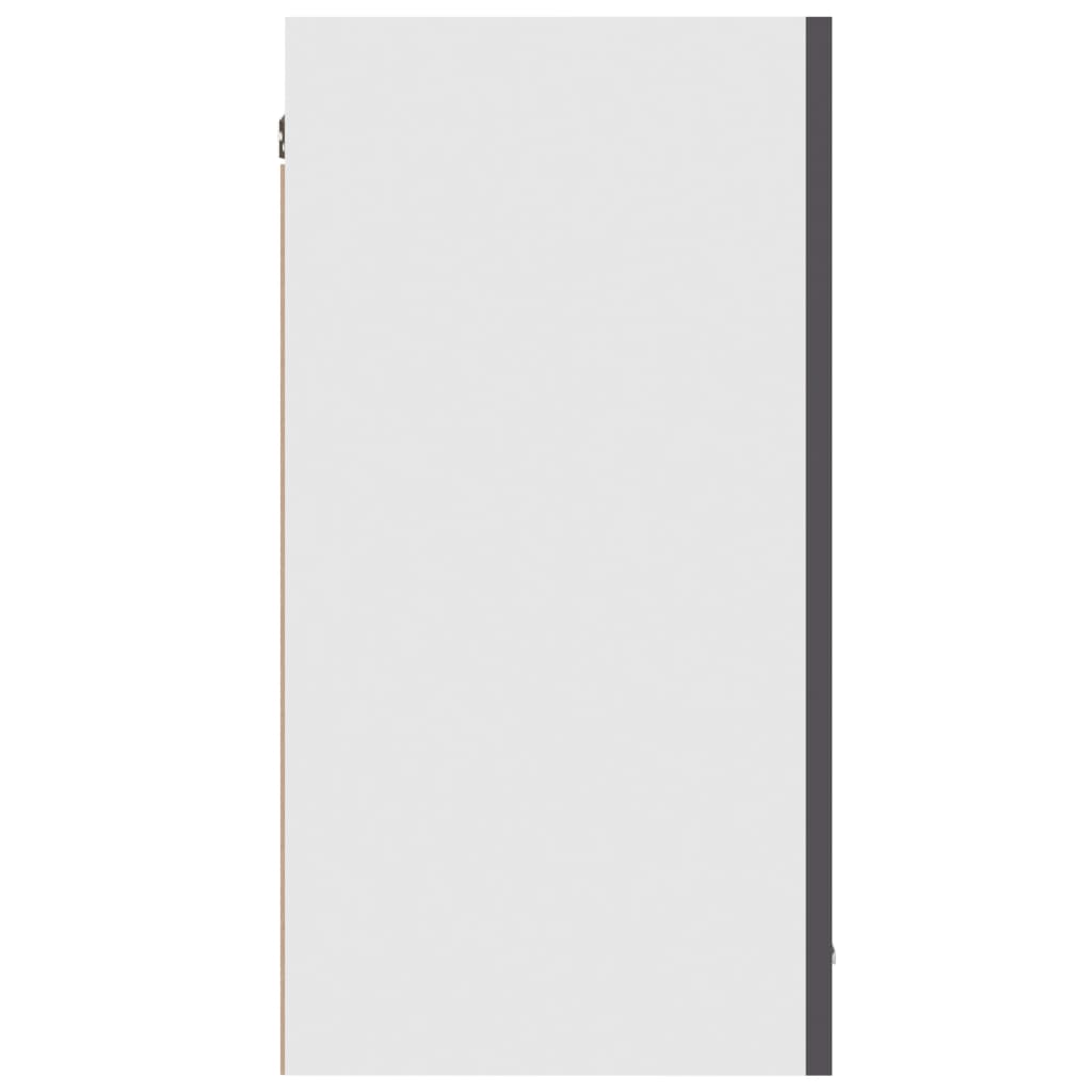 vidaXL Szafka wisząca, szara, 80x31x60 cm, płyta wiórowa