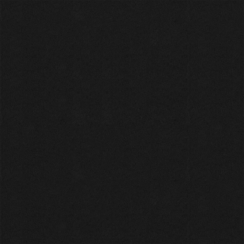 vidaXL Parawan balkonowy, czarny, 75x600 cm, tkanina Oxford