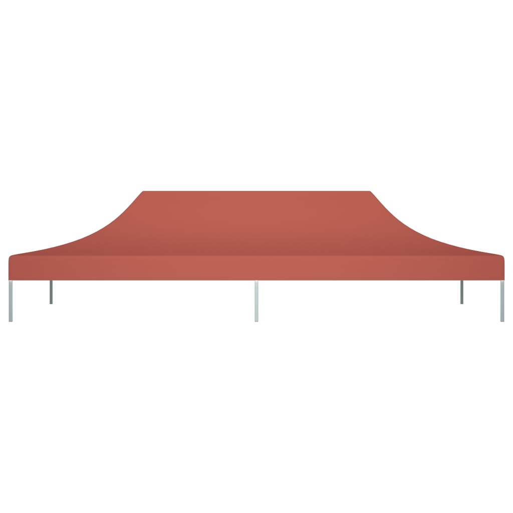 vidaXL Dach do namiotu imprezowego, 6 x 3 m, terakota, 270 g/m²