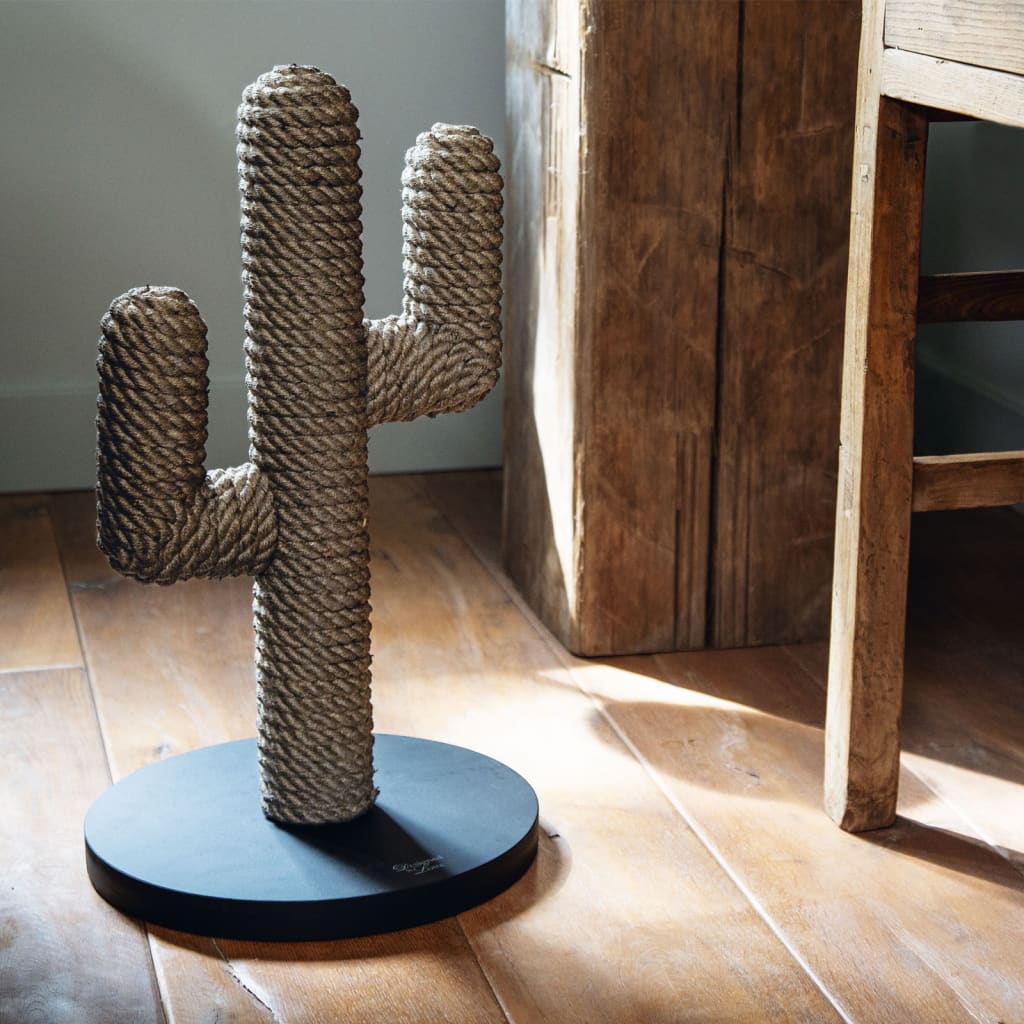Designed by Lotte Drapak dla kota Cactus, drewniany, 35x60 cm, czarny