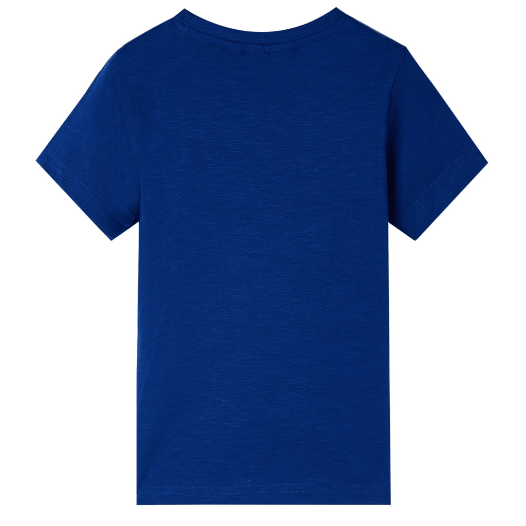 Koszulka dziecięca z krótkimi rękawami, ciemnoniebieska, 92