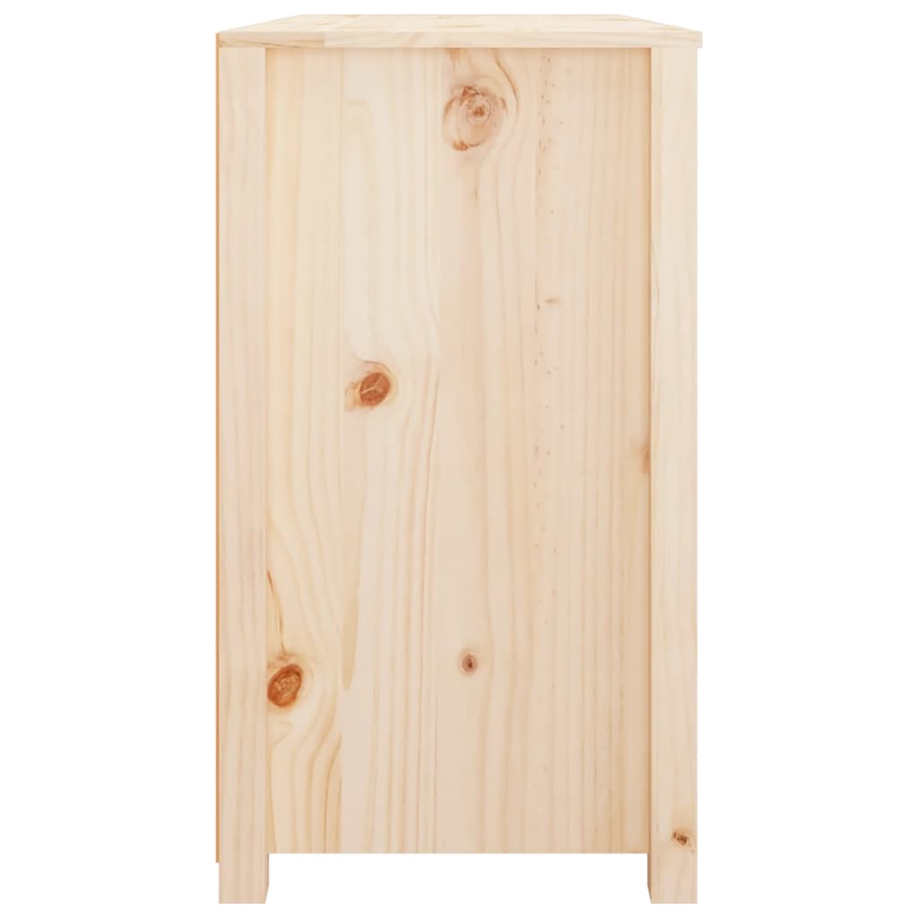 vidaXL Komoda, 100x40x72 cm, lite drewno sosnowe