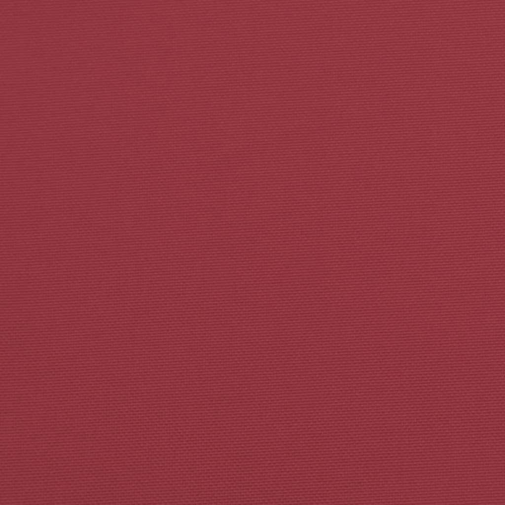 vidaXL Poduszka na ławkę ogrodową, winna czerwień 150x50x7 cm, tkanina