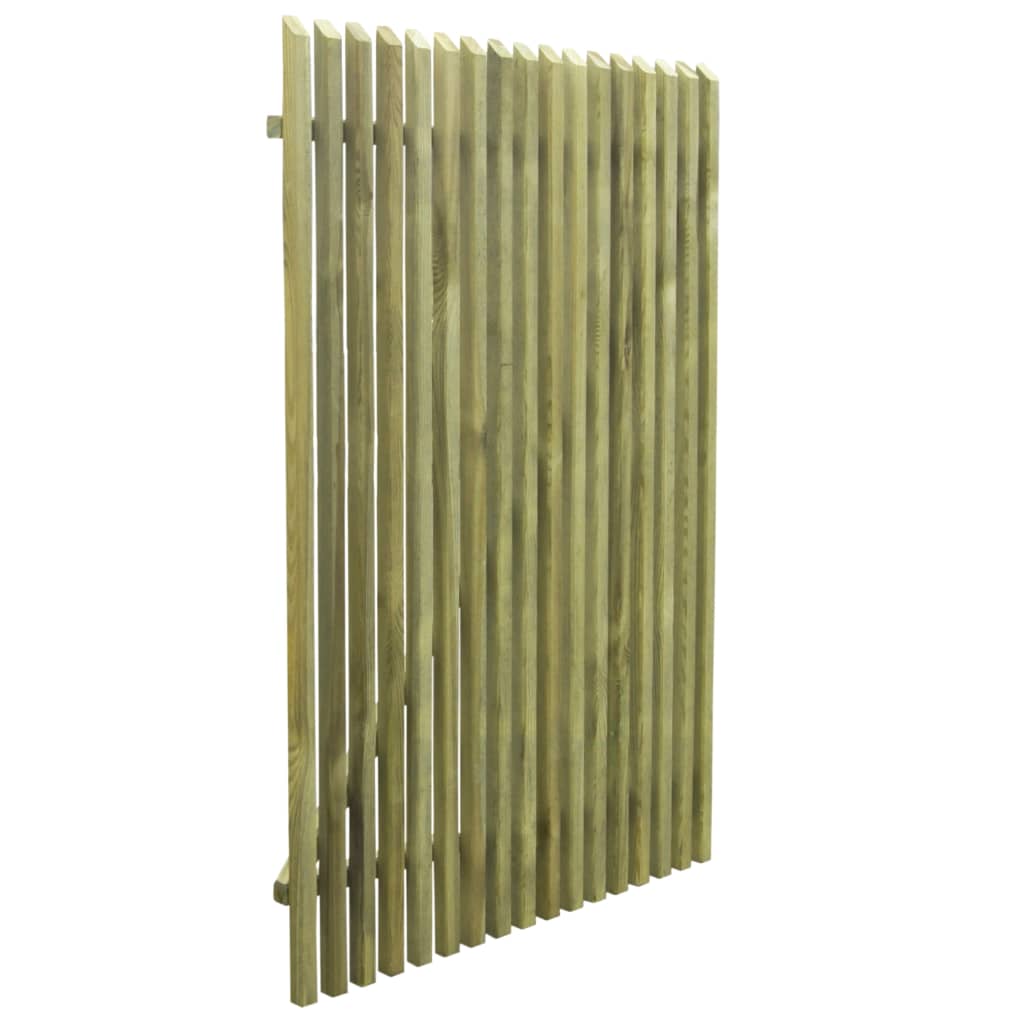 vidaXL Furtka sztachetowa, impregnowane drewno sosnowe, 100x150 cm