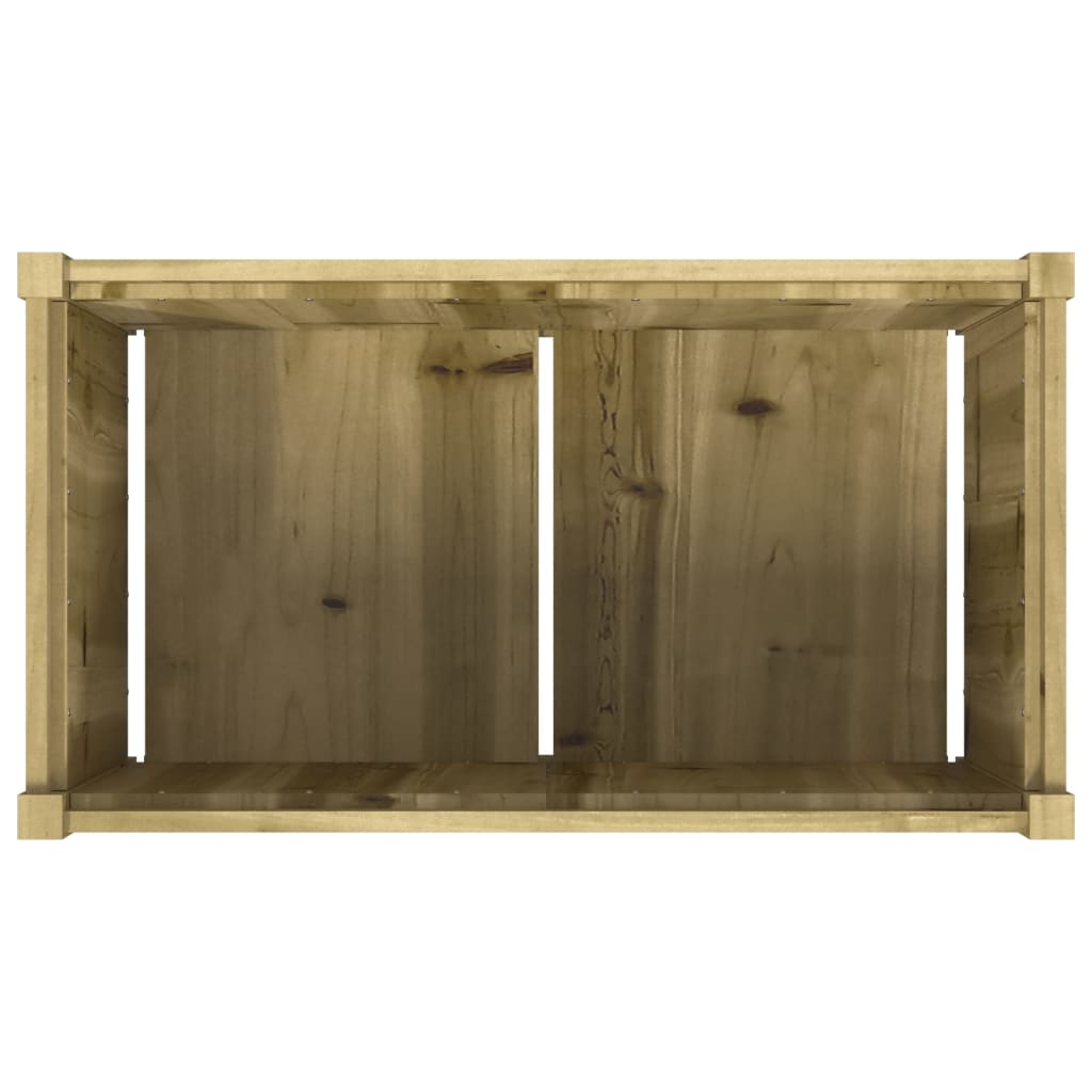vidaXL Donica ogrodowa, 90x50x50 cm, impregnowane drewno sosnowe