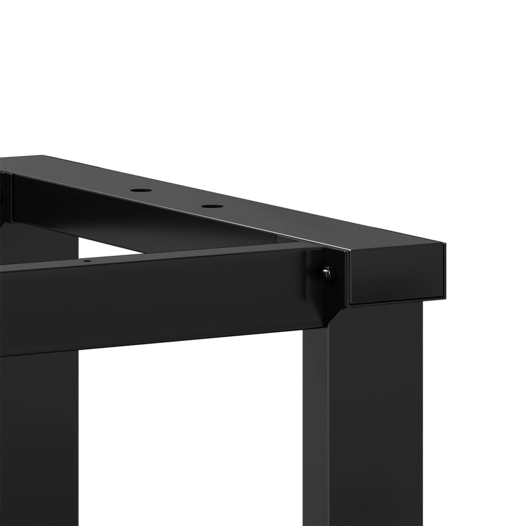 vidaXL Czworokątne nogi do stolika kawowego, 140x30x43 cm, żeliwo