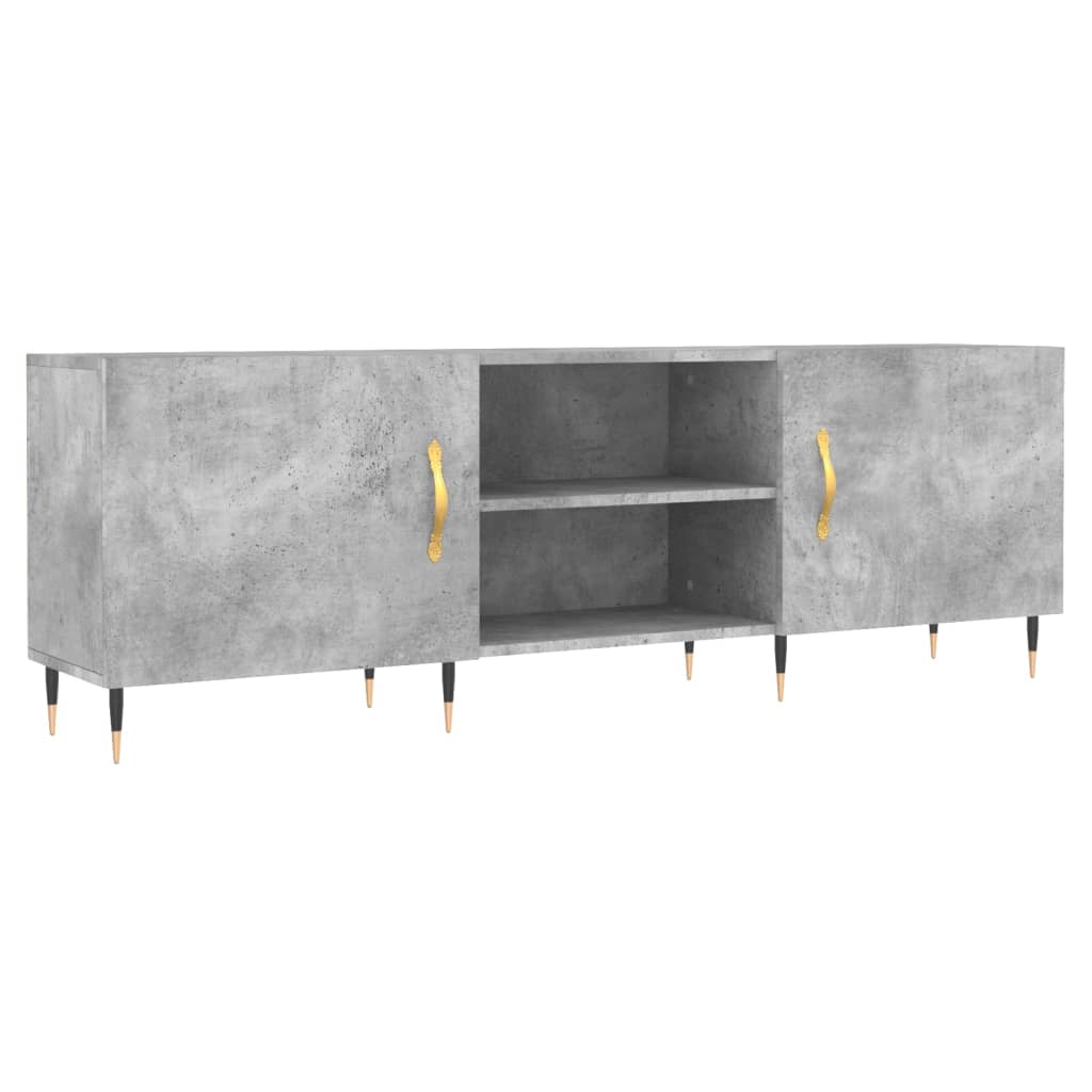 vidaXL Szafka pod TV, szarość betonu, 150x30x50 cm
